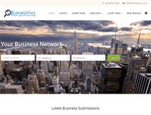 Tablet Screenshot of businessvice.com